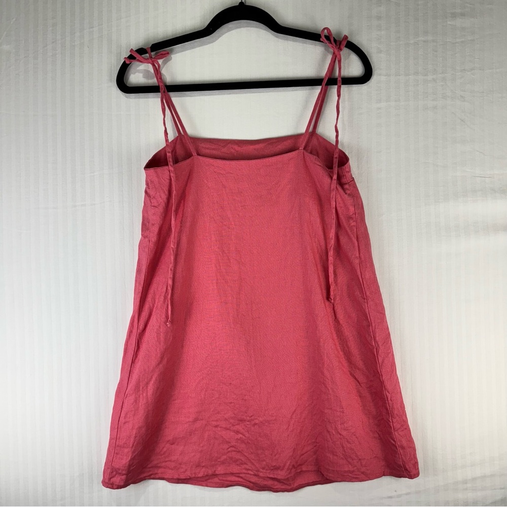 Reformation Pink Mini Slip Dress - Picture 2 of 7
